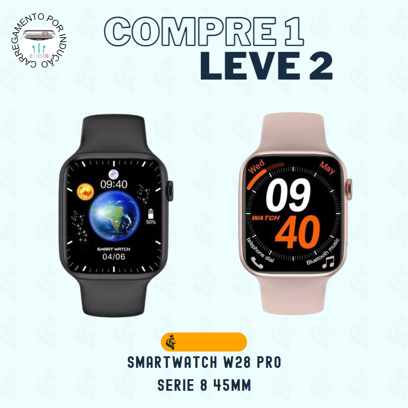 Smartwatch W28 Pro Serie 8 - COMPRE 1 LEVE 2 [FRETE GRÁTIS]