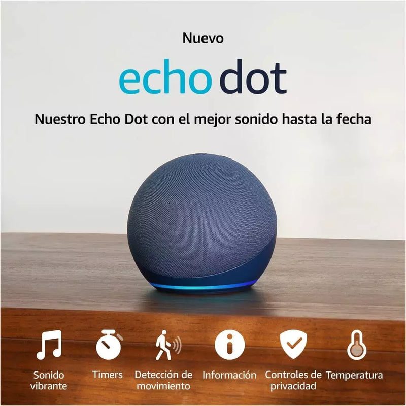 Echo Dot (5ª Geração) - Smart Speaker com Alexa [FRETE GRÁTIS]