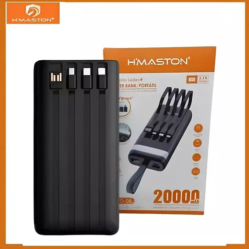 Carregador Portátil Power Bank 20.000mah Hmaston