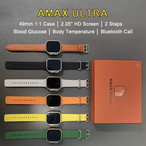 Novo Smartwatch relógio inteligente AMAX 9 Ultra Max 2023! Com 2